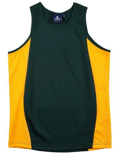 Picture of Winning Spirit, Kids Truedry Contrast Mesh Singlet